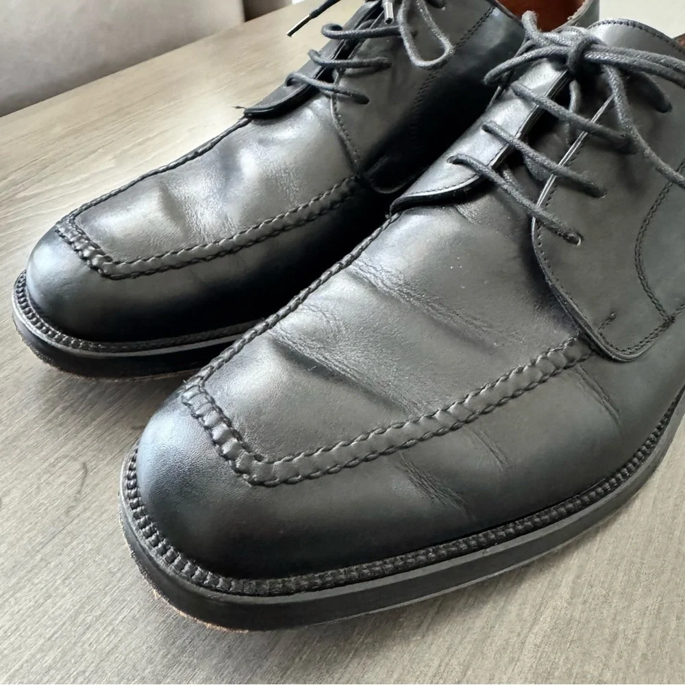 Cole Haan City Black Leather Lace Up Casual Dress Oxford Shoes Men size 10.5 D